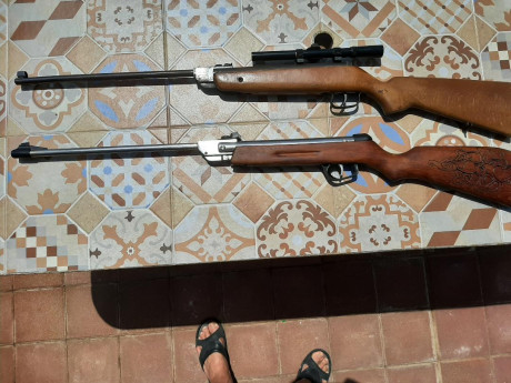 Vendo estas dos carabinas. Una es una Gamo Expo y la otra una Norica modelo 61. Las dos son del 4.5  Evidentemente 10