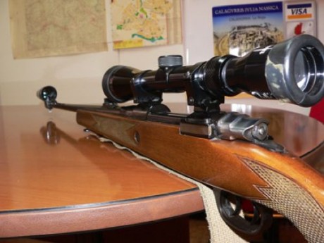 Hola a todos. En otro post anterior comente que probando el rifle que venia de casa con visor, me daba 150