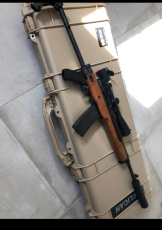 Vendo culata plegable original de Ruger Mini 14.
Muy, muy cuidada.
Precio 1000€
Muy complicada de conseguir.
¡Solamente 00