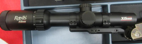 Rizzini modelo 90L superpuesto en calibre 30-06.-
Visor Visor Roolls X6HD 1-6x24i valorado .-
Maleta rigida 10