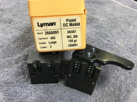 Buenas tardes, 

actualizo los artículos que me quedan para la venta :

Moldes LYMAN 38/357 150Gr - 80€

Moldes 01