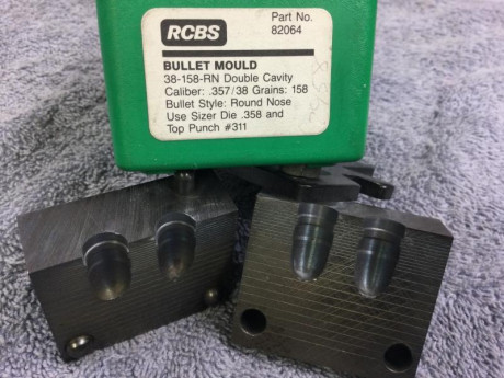 Buenas tardes, 

actualizo los artículos que me quedan para la venta :

Molde RCBS 38/357 158Gr - 80€

Molde 01