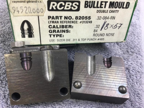 Buenas tardes, 

actualizo los artículos que me quedan para la venta :

Moldes de rifle : 
RCBS 25/100 00