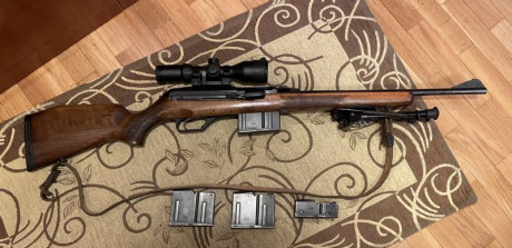 Se vende Hk 960 como se ve en la foto incluyendo bipode tipo Harris, todos los cargadores , montura Hk 00