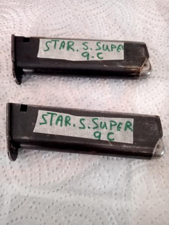 Tengo estos dos cargadores star S súper del 9 corto los vendo por 50 euros puestos en casa en la península
Gracias 02