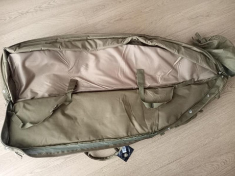Vendo Funda bolsa de arrastre rifle conocida como Drag Bag, es del fabricante VISM, una línea de NcStar 32