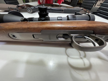 Vendo estupendo Merkel Kr1 en calibre 308win
Perfecto estado, roces típicos del uso, pavonado perfecto, 31