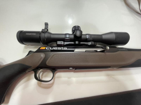 Vendo el rifle que mejor resultado me ha dado en batidas.
No se encalla y siempre va bien, no le afecta 21