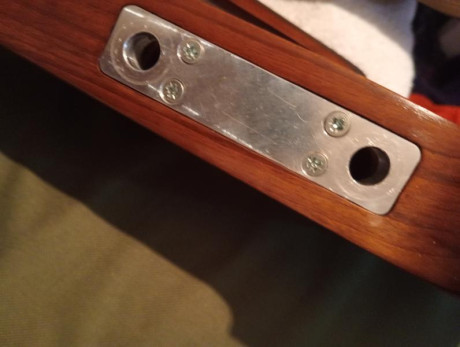 Culata regulable de trap o foso olímpico para browning B525. Realizada por culatero con madera de nogal. 11