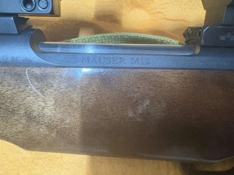 Pongo a la venta Mauser M12 calibre 300 WM en muy buen estado. Por dejar la caza.-
Visor Swarosky Z6 1,7-10x42.-
Bases 01
