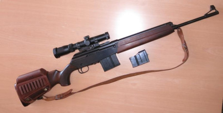  RIFLE SAKO VALMET HUNTER M88 .
Cal. 30-06
SEMIAUTOMATICO.
Cañón de 53 cm.
Incluye 2 cargadores de 2 y 02