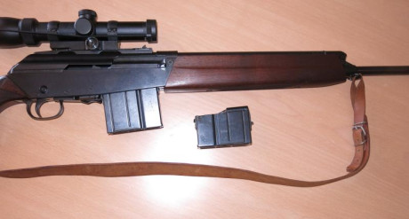  RIFLE SAKO VALMET HUNTER M88 .
Cal. 30-06
SEMIAUTOMATICO.
Cañón de 53 cm.
Incluye 2 cargadores de 2 y 11