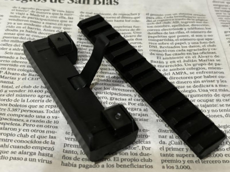 Se vende heckler Koch original montura para rifle modelo HK940. Como nuevo y regalo un Picatinny carril.
Pido 11