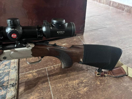 Se vende Rifle Merkel k3 standard en calibre 7mmRm Magnum, puesto a tiro con balas RWS Evo Green a 220m, 02