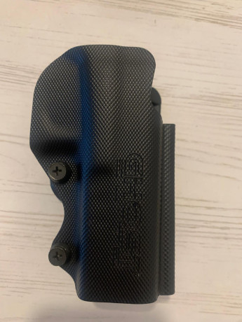 Funda Glock 17 Civilian Elite ghost GEN 4/5 serraje interior. 
Utilizada 5 jornadas para el curso de habilitación. 00