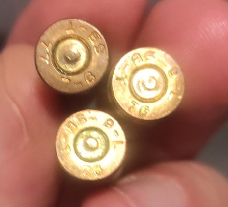 Vendo 150 vainas 9x23 (9 largo), pistón Berdan, limpias. 25€ más envío. 00