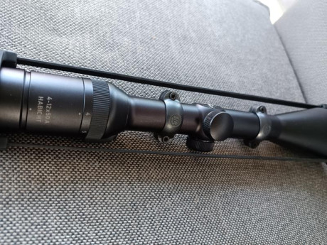 Visor de rececho Swarovski Habicht 4-12x50 A4 retícula en segundo plano, no engorda con los aumentos.
 10