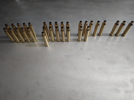 81 Vainas usadas calibre 300 Winchester magnum. Limpiadas y pulidas. Disparadas una vez. 40€

43 Sako 21