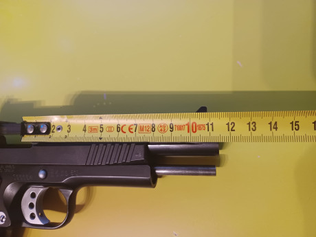 Muy buenas a todos.
Un compañero del club, ha comprado una SPS FALCON sistema 1911 de 9mm con un kit STI 20