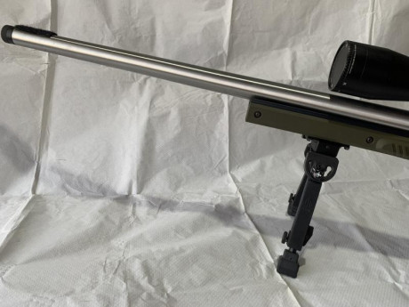 En venta barrelled action MTU 6.5 Creedmoor.
Con base Bergara 
Precio 840€ envío incluido.
Se puede añadir 01