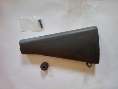 Se vende culata típica para M16 de fibra , con tornillo y adaptador
Es Mil Spec , está nueva
Precio 40€
Portes 00