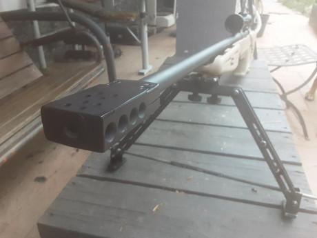 Rifle remington 700 cal 308w con culata de tiro anillas, visor y freno de boca
1200€ 11