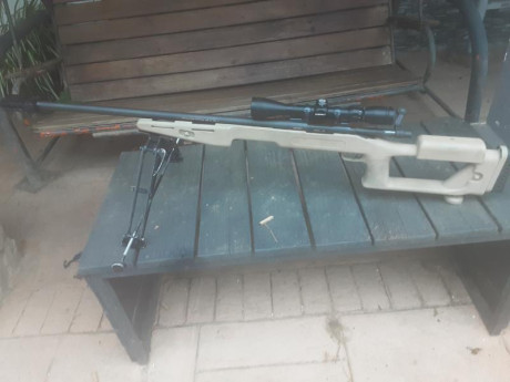Rifle remington 700 cal 308w con culata de tiro anillas, visor y freno de boca
1200€ 10
