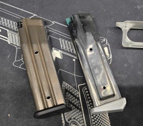 CZ 75, Shadow 1 y Shadow 2, kit calibre 22 - 50 euros
CZ Shadow 2, 9pb - 40 euros
Tanfoglio Limited Custom 01
