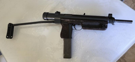 Se vende subfusil CZ 26 / Sa 26. Cal 7´62  Tokarev. Inutilizado. Certificado Aleman. Cargador inutilizado. 01