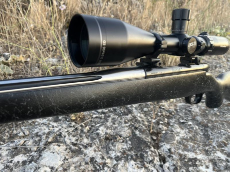 Se vende rifle Weatherby de culata sintética. Modelo MARK V ACCU MARK. Cañon acanalado INOXIDABLE de 70cm 01