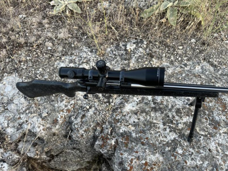Se vende rifle Weatherby de culata sintética. Modelo MARK V ACCU MARK. Cañon acanalado INOXIDABLE de 70cm 22