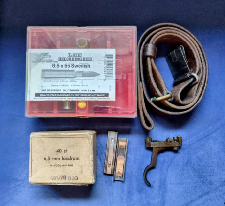 En calibre 6,5x55, vendo por falta de uso. Durante años lo he usado para competiciónes de miras abiertas 10