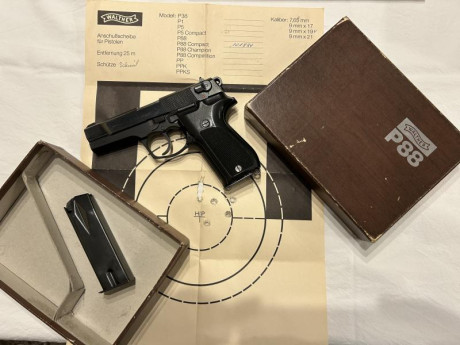 Pongo en venta esta Walther P88 Compact 9para. en estado practicamente nuevo con su caja original, 2 cargadores 00