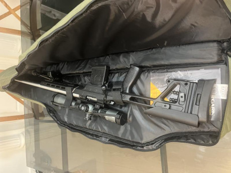 Por cambio de proyecto
Rifle Bergara SIN ESTRENAR, sacado de armería el día 6 de Agosto de 2025

- Acción 02