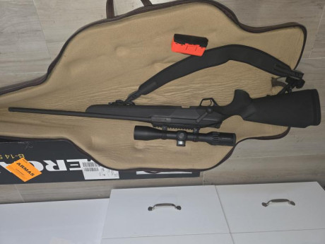 Cedo beretta brx1 en calibre 308 en buen estado y con pocos uso. 
 Lleva rosca de fabrica y entrego unicamente 00