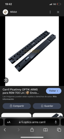 Buenas tardes,

Hace poco me he comprado un rifle(6,5 cr) para esperas/recechos, ya disponía de otro en 30