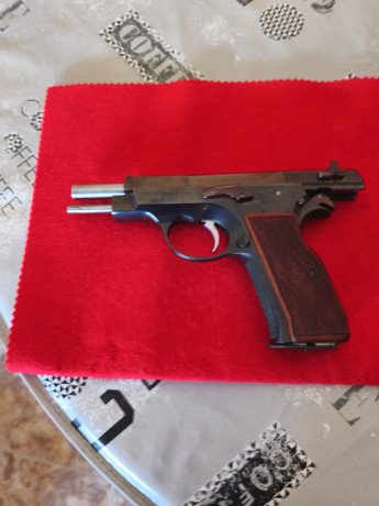 Buenos días un compañero del club canvia una Norinco 9 mm tres cargadores modelo cz75 cambio por revolver 01