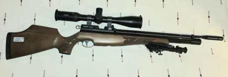 Vendo carabina AIR ARMS S400 CLASSIC calibre 4.5 16J
INCLUYE:
VISOR HAWKE AIRMAX 8-32x50
Bolsa de transporte
No 02