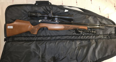Vendo carabina AIR ARMS S400 CLASSIC calibre 4.5 16J
INCLUYE:
VISOR HAWKE AIRMAX 8-32x50
Bolsa de transporte
No 00