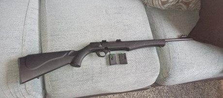 Rifle del calibre 17 HMR el perfecto estado con muy poco uso. Se encuentra en Ciudad Real. 
Posibilidad 12