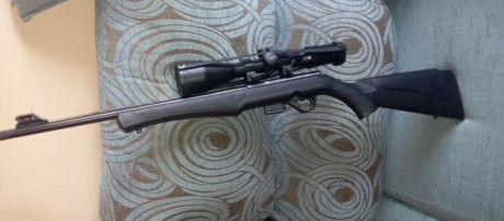 Rifle del calibre 17 HMR el perfecto estado con muy poco uso. Se encuentra en Ciudad Real. 
Posibilidad 11