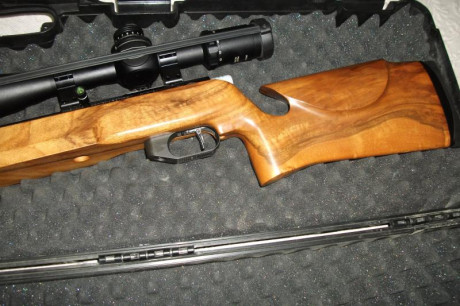 Carabina Anschutz modelo 1813 Supermatch, de excelente precisión, me ha hecho ganar muchas competiciones.
Poner 01