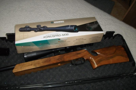 Carabina Anschutz modelo 1813 Supermatch, de excelente precisión, me ha hecho ganar muchas competiciones.
Poner 00