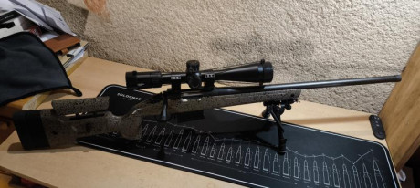 Se vende Bergara b14 hmr 308 win cañón 61 cm y paso 1:10
Con visor vortex viper pst gen II 5-25x50 ffp 01