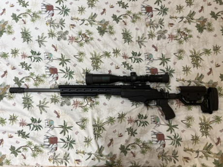 Vendo mi rifle tikka tac a1 en .308, tiene 60 tiros exactamente, os podéis imaginar su estado. Sólo vendo 00