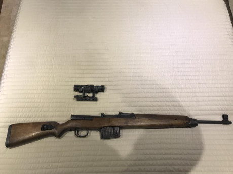 Buenas tardes, se vende fusil G43 qve 45 del calibre 8x57, el rifle se encuentra en muy buen estado de 02