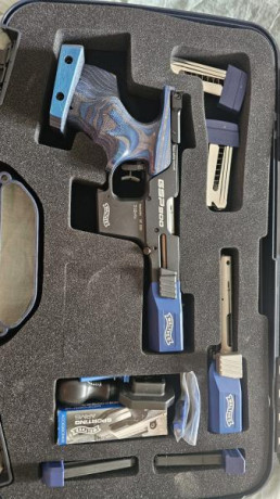 Hola buenas: Vendo mi Walther GSP 500 en estado 10/10, impecable. Con el carro del 22 he tirado 3 cajas 01