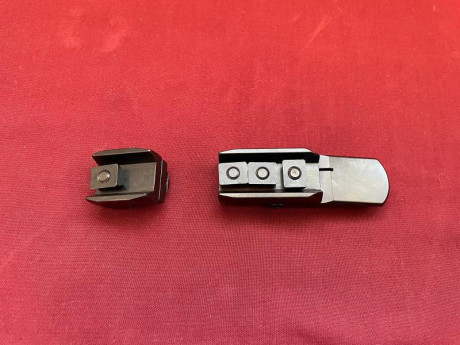 Se venden monturas Apel para carril Zeiss moderno. Compradas hace menos de un año. Marcajes de autenticidad 02