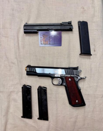 Se vende una SPS Falcon del 9x19 con un kit STI del 22lr. El kit está en venta por separado en esta misma 02