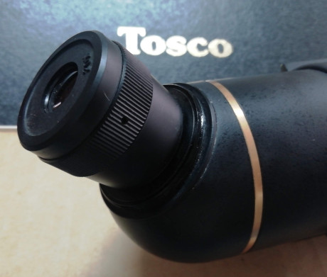 VENDO telescopio japonés marca TOSCO, calidad semejante a Kowa, 20x50 mm. Ocular a 45º, rotativo.
Sello 01